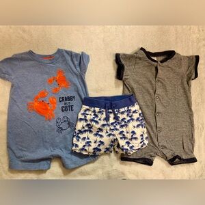 3-6M Baby Boy Summer Outfit Set